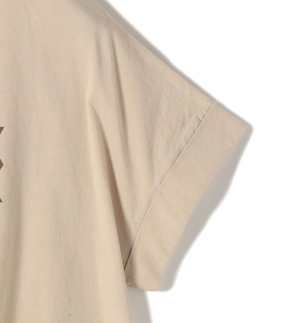 SHIPS for women「《予約》【WEB限定】オーガニック コットン ロゴ フレンチスリーブ TEE」|Tシャツ・カットソー|