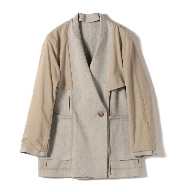 SHIPS Colors 「《予約》SHIPS Colors:〈手洗い可能〉デラオックス ダブルボタン ジャケット2◆」|テーラードジャケット|