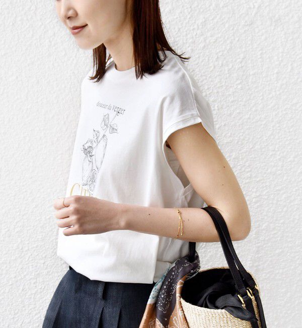 SHIPS for women「《予約》【WEB限定】	オーガニック コットン フルーツ TEE」|Tシャツ・カットソー|