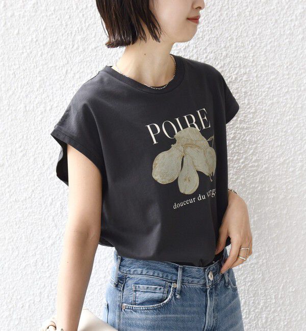 SHIPS for women「《予約》【WEB限定】	オーガニック コットン フルーツ TEE」|Tシャツ・カットソー|