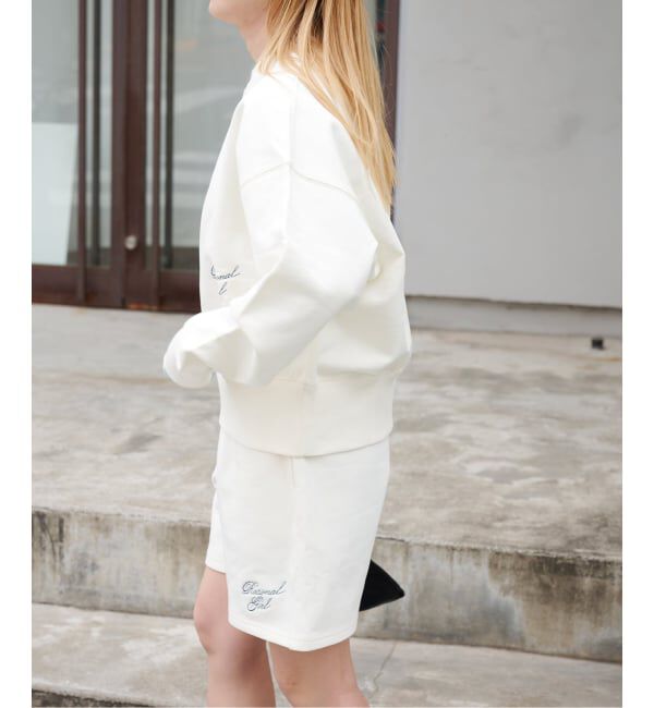 OUTDOOR PRODUCTS Usual Things「≪予約≫RATIONAL GIRL ロゴ刺繍スウェットプルオーバー」|スウェット・ジャージ|