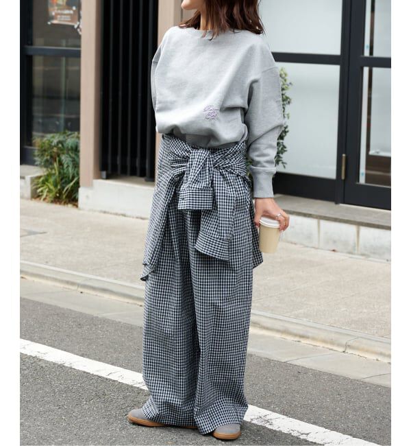 OUTDOOR PRODUCTS Usual Things「≪予約≫RATIONAL GIRL ロゴ刺繍スウェットプルオーバー」|スウェット・ジャージ|