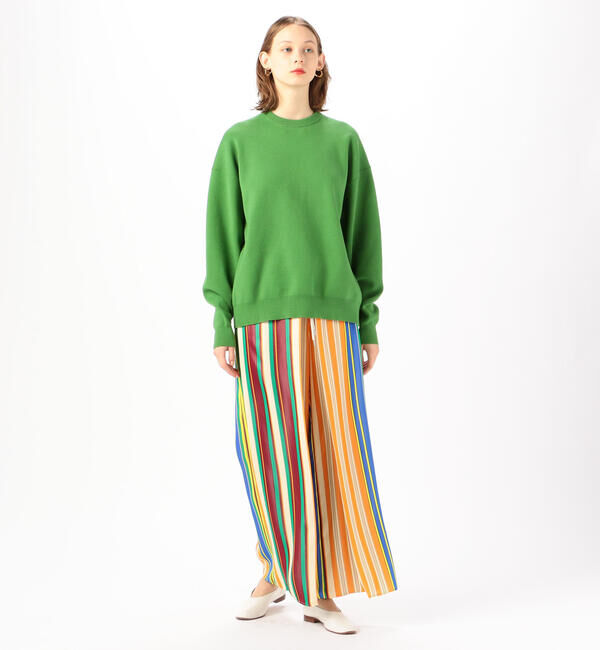 CABaN「CABaN コットンカシミヤ クルーネックプルオーバー」|ニット・セーター|