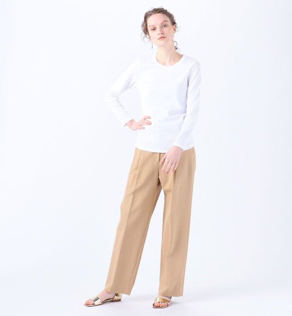 TOMORROWLAND collection「ファインコットン ロングスリーブプルオーバー」|Tシャツ・カットソー|