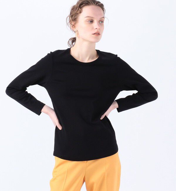 TOMORROWLAND collection「ファインコットン ロングスリーブプルオーバー」|Tシャツ・カットソー|