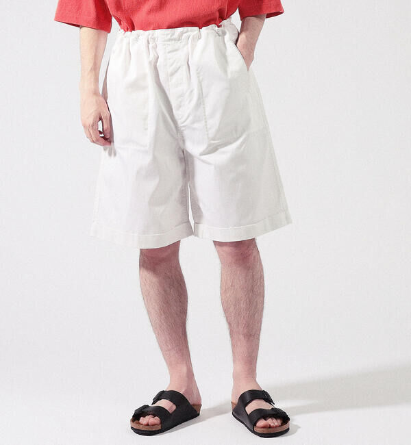 BLUE WORK「ブロークンツイル ワイドイージーショートパンツ」|その他|