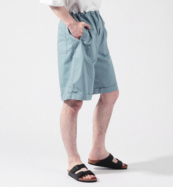 BLUE WORK「ブロークンツイル ワイドイージーショートパンツ」|その他|