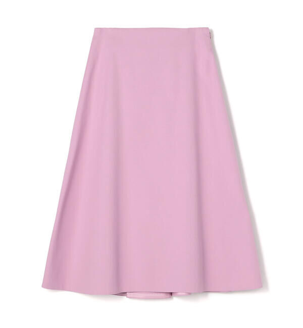 Ballsey「ドレープダブルクロス バックタックミディスカート」|フレア|33 ピンク