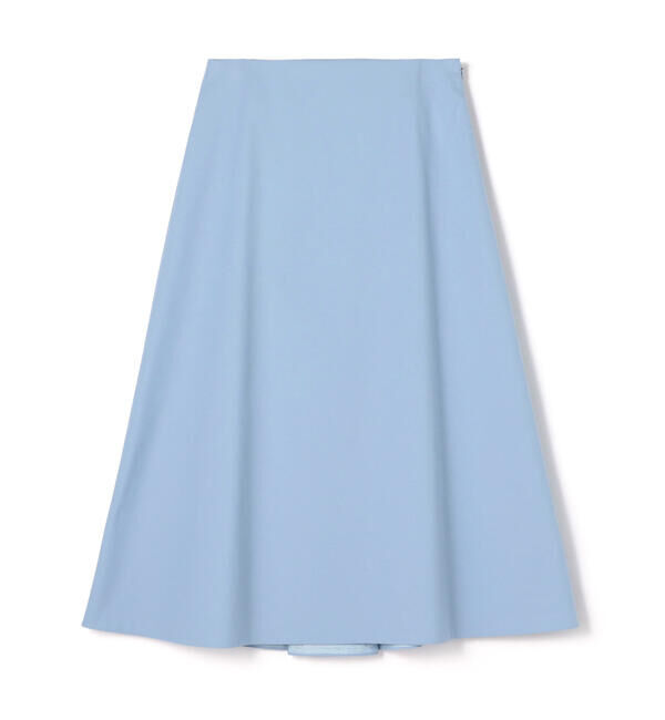 Ballsey「ドレープダブルクロス バックタックミディスカート」|フレア|