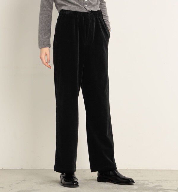 MACPHEE「ストレッチコーデュロイ イージーストレートパンツ」|その他|