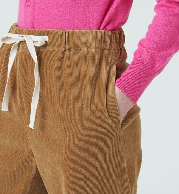 MACPHEE「ストレッチコーデュロイ イージーストレートパンツ」|その他|