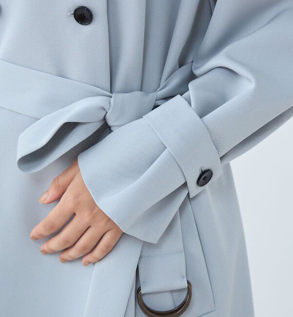 TOMORROWLAND collection「カバートクロス スタンドカラーコート」|トレンチコート|