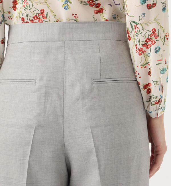 TOMORROWLAND collection「シャイニーピンヘッド ストレートパンツ」|スラックス|