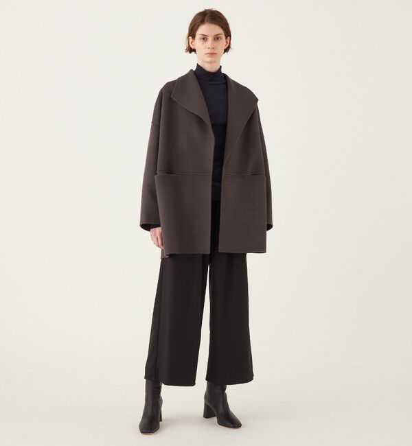 DES PRES「シルクコットンリブ ハイネックプルオーバー」|Tシャツ・カットソー|