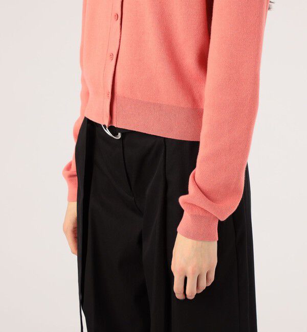 CABaN「コットンカシミヤ クルーネックカーディガン」|カーディガン|