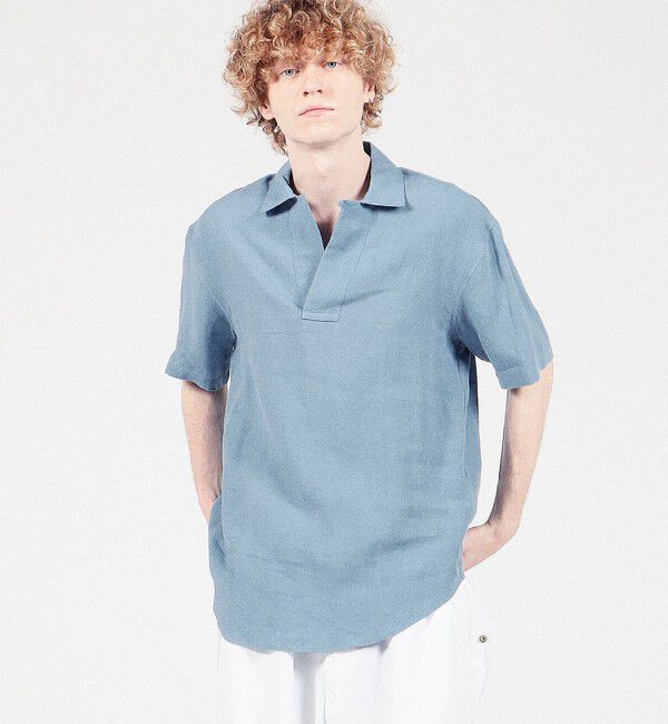 TOMORROWLAND BUYING WEAR「【別注】BOURRIENNE&times;LAND OF TOMORROW LIGHT LINEN SHIRT」|シャツ・ブラウス|