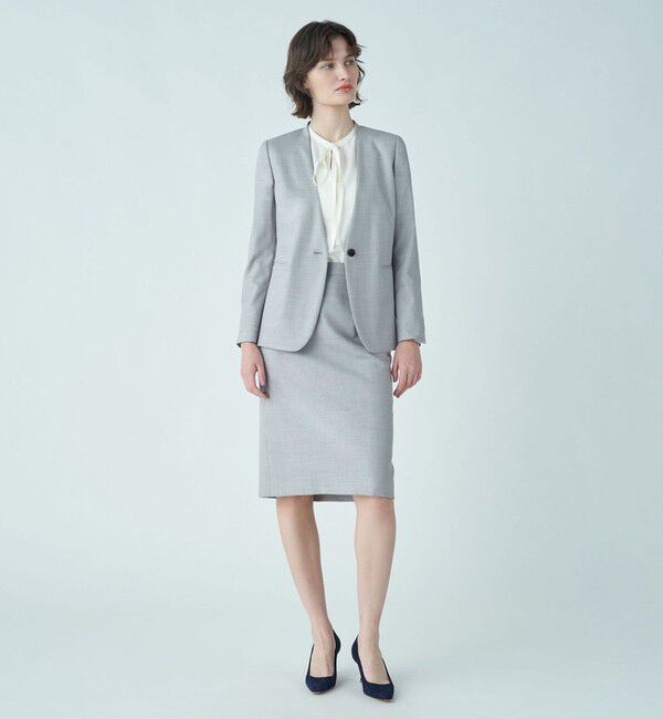 TOMORROWLAND collection「シャイニーピンヘッド ストレートスカート」|スカート|