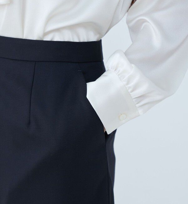 TOMORROWLAND collection「シャイニーピンヘッド ストレートスカート」|スカート|