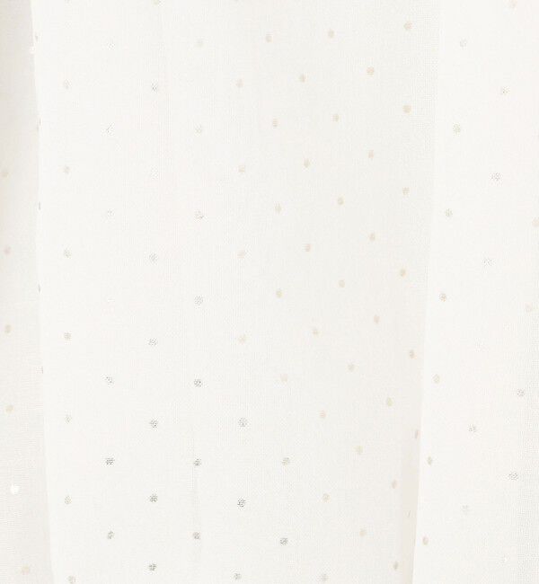 TOMORROWLAND collection「シルバードットプリント バブルギャザーブラウス」|シャツ・ブラウス|