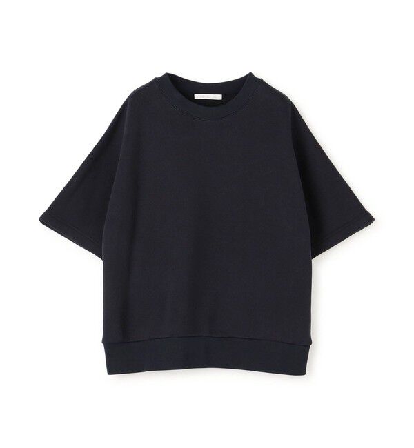 GALERIE VIE「スビンバックパイル ハーフスリーブプルオーバー」|スウェット・ジャージ|69 ネイビー