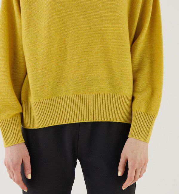 GALERIE VIE「カシミヤコットン ビルドネックプルオーバー」|ニット・セーター|