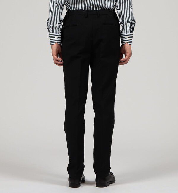 TOMORROWLAND MENS「コットンオックスフォード 1プリーツイージースラックス」|スラックス|