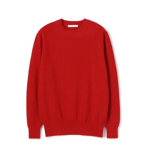 GALERIE VIE「バルキーカシミヤ クルーネックプルオーバー」|ニット・セーター|35 レッド