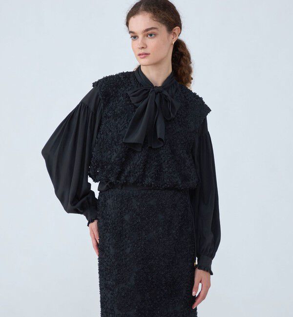 Ballsey「サークルフラワーチュール 2-wayミニトップス」|プルオーバー|