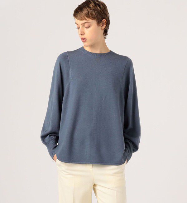 Ballsey「エクストラファインウール バックスリットプルオーバー」|ニット・セーター|