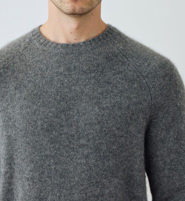 JAMES PERSE「ライトテクスチャードカシミヤ ラグランスリーブプルオーバー MLTC3705」|ニット・セーター|