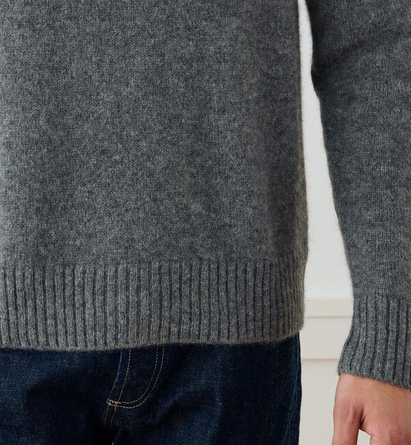 JAMES PERSE「ライトテクスチャードカシミヤ ラグランスリーブプルオーバー MLTC3705」|ニット・セーター|