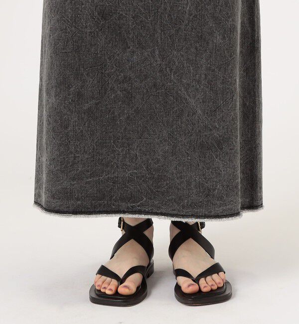 Edition「ガーメントウォッシュ ロングスカート」|スカート|