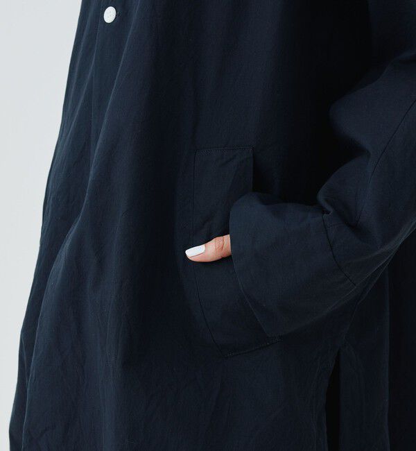 GALERIE VIE「パラシュートクロス スタンドカラーオーバーコート」|その他|