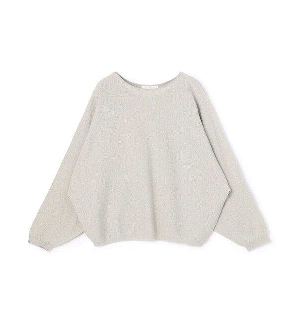 GALERIE VIE「ストレッチコットン ドルマンスリーブオーバー」|ニット・セーター|13 ライトグレー