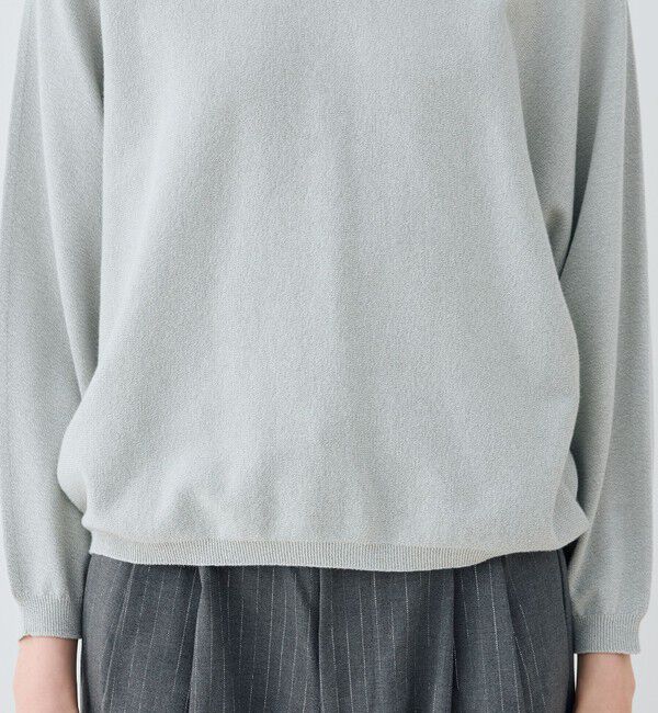 GALERIE VIE「ストレッチコットン ドルマンスリーブオーバー」|ニット・セーター|