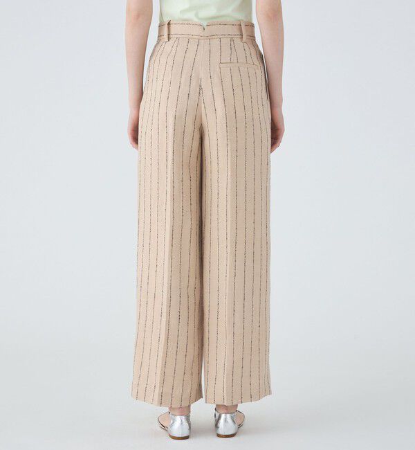 MACPHEE「ダブルカバーリネン タックワイドパンツ」|その他|