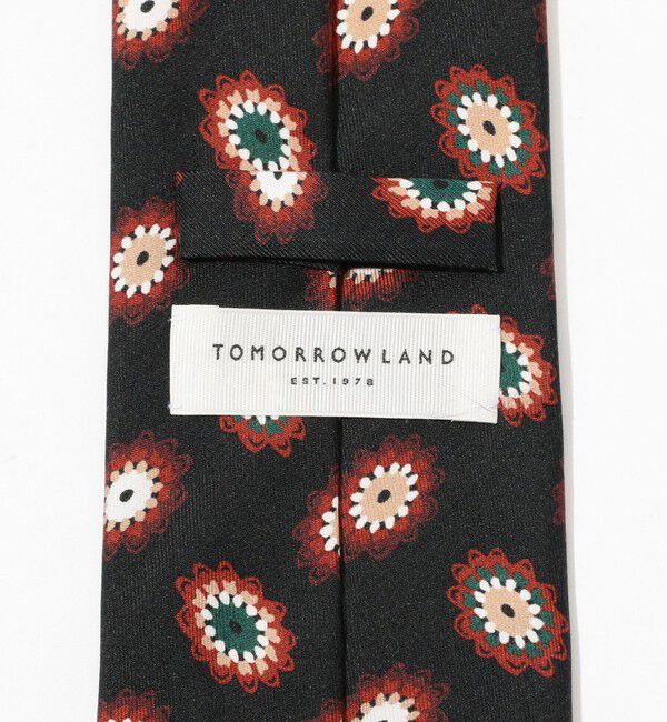 TOMORROWLAND GOODS「TOMORROWLAND シルク プリントネクタイ」|ネクタイ・蝶ネクタイ|