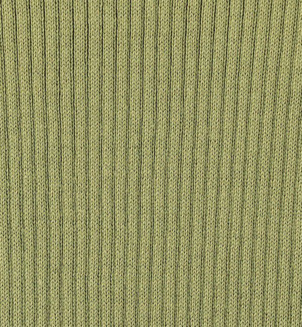 GALERIE VIE「ギザコットンリブ クルーネックプルオーバー」|ニット・セーター|