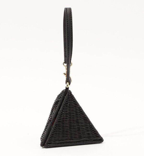 SOULEIADO「SOULEIADO ラタン トライアングルバッグ」|かごバッグ|