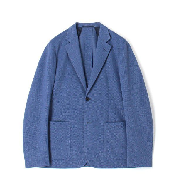 TOMORROWLAND MENS「ラミーポリエステル シングルブレステッド 2Bジャケット」|テーラードジャケット|65 ブルー