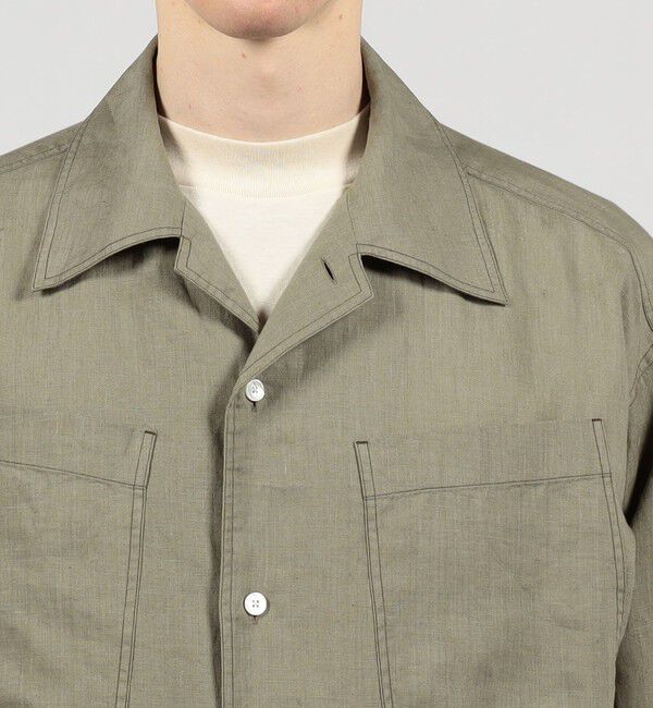 TOMORROWLAND MENS「リネン 4ポケット サファリシャツ」|シャツ・ブラウス|