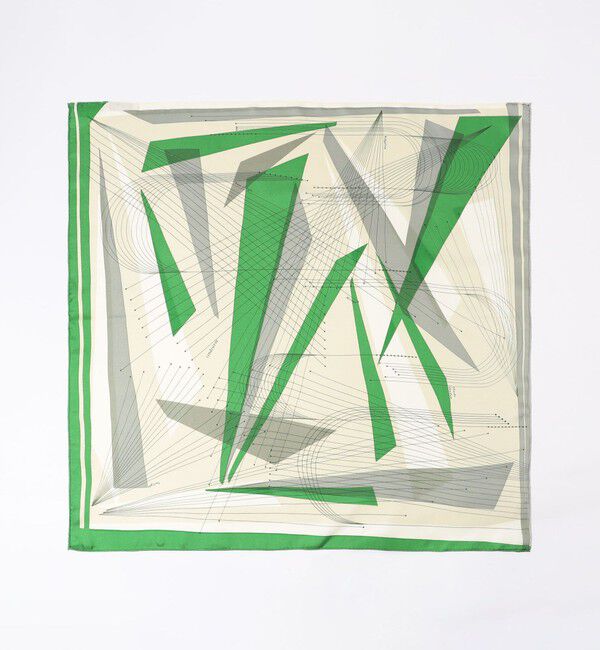 TOMORROWLAND GOODS「manipuri LINE スカーフ」|バンダナ・スカーフ|