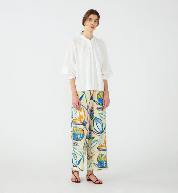 Ballsey「ボタニコプリント セミワイドパンツ」|その他|