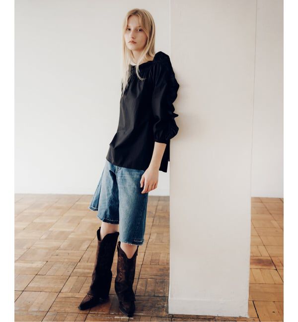  「オフショルダーフリルブラウス」|シャツ・ブラウス|