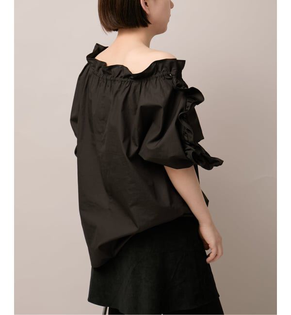  「オフショルダーフリルブラウス」|シャツ・ブラウス|