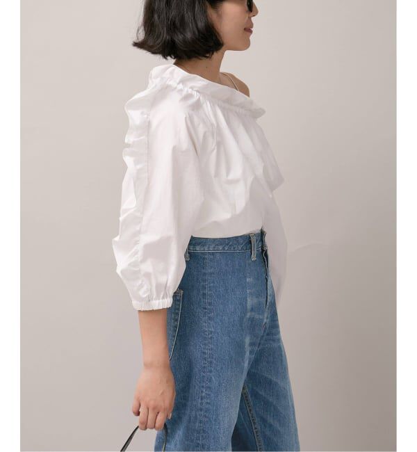  「オフショルダーフリルブラウス」|シャツ・ブラウス|