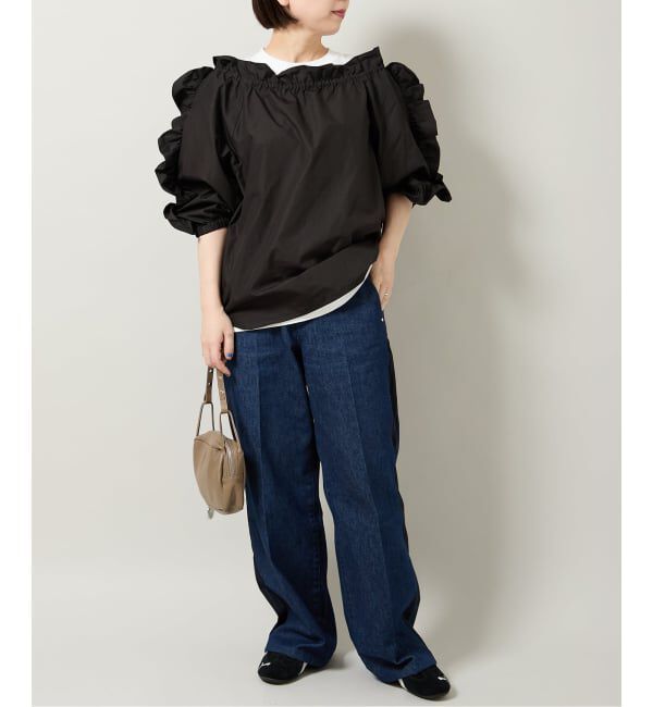  「オフショルダーフリルブラウス」|シャツ・ブラウス|
