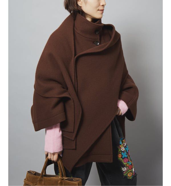  「MUFFLER PONCHO コート」|ポンチョ・ケープ|