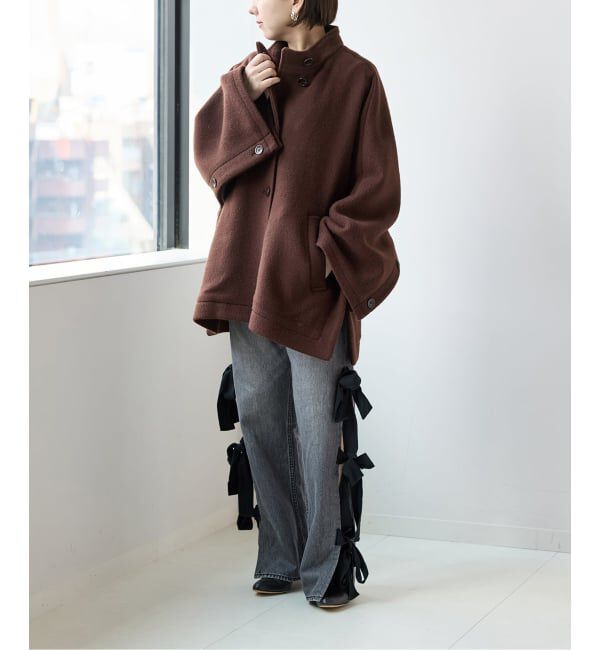  「MUFFLER PONCHO コート」|ポンチョ・ケープ|