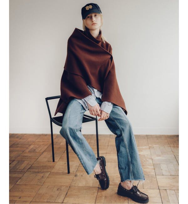  「MUFFLER PONCHO コート」|ポンチョ・ケープ|